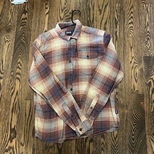 Orange Organic Cotton Patagonia Flannel.